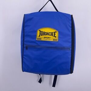 Vintage Jordache Sports Golf Bag Backpack Blue Side Zipper Marked SAMPLE